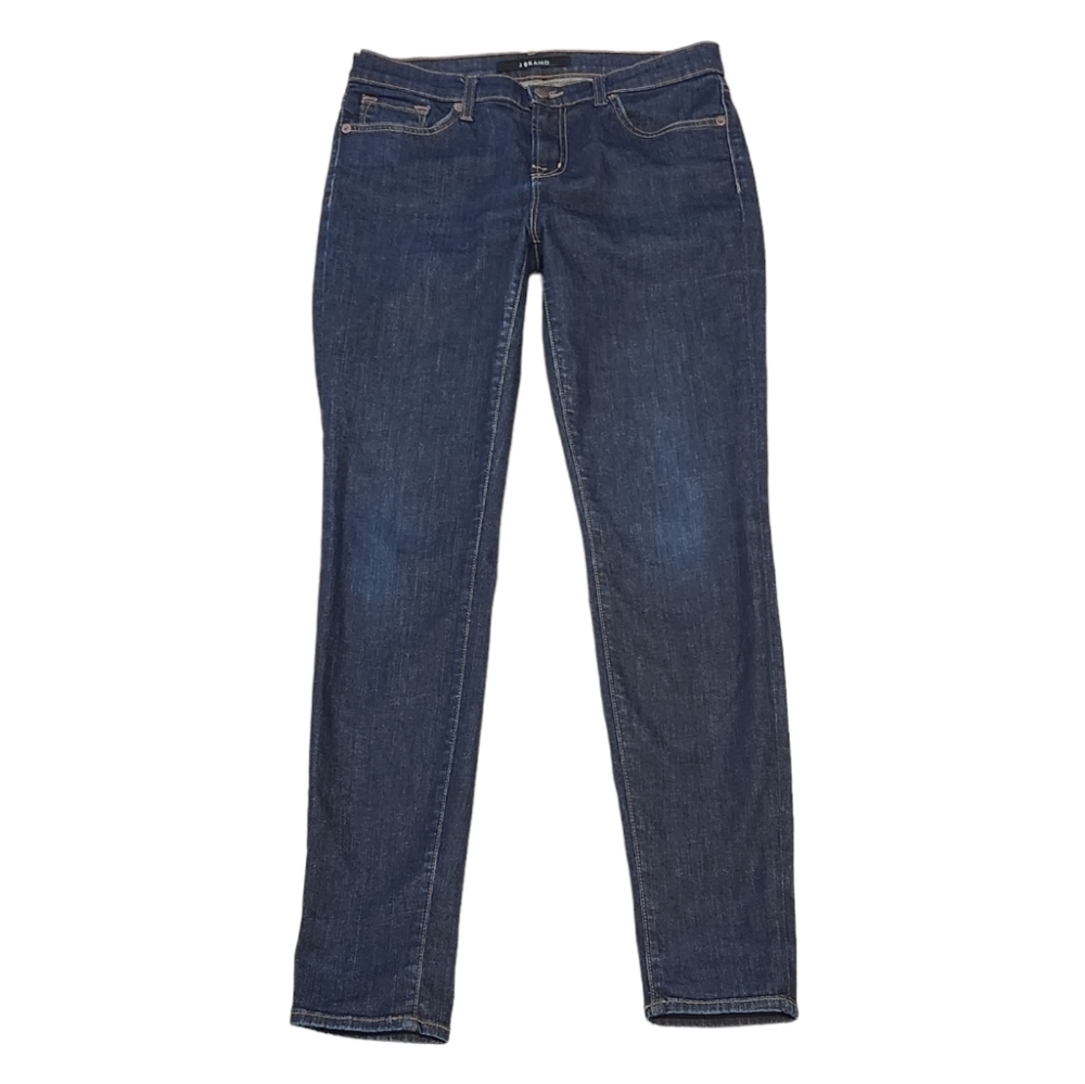 J Brand Women's Dark Wash Skinny Leg Denim Blue Jeans, size 30 / 10